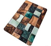 Springwillfly Alfombrilla de baño suave al tacto con agarre fiable en superficies lisas, incluyendo azulejos, vinilo y hormigón pulido (E)