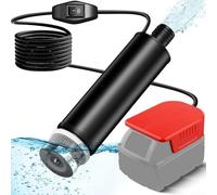 Springwillfly Bomba de transferencia de agua para baterías Dewalt y Bosch con filtro de malla desmontable y funcionamiento estable en entornos complejos (para 48-11-1862)
