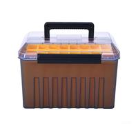 Springwillfly Caja de pesca aerodinámica de 24 ranuras con diseño interior cuidadoso y marco ligero para un transporte sin esfuerzo entre lugares (A)