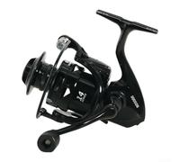 Springwillfly Carrete de pesca robusto con carrete de metal de relación de velocidad 5.5:1 e interruptor de marcha atrás de mango para un control preciso de la línea en entornos de agua dulce de agua