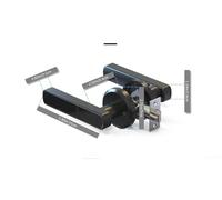 Springwillfly Cerradura de puerta sin llave con control de acceso con contraseña, tarjeta, huella dactilar y opciones inalámbricas para el hogar y para sistemas de seguridad de oficina