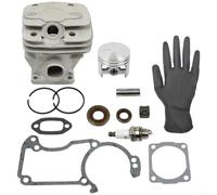 Springwillfly Cilindro para motosierra MS240 con pistón y sellos que apoyan el desmontaje completo del motor y el montaje (C)