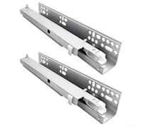 Springwillfly Diapositivas de montaje inferior para cajones sin marco que ofrecen un movimiento lineal predecible sin puntos de montaje externos (20 pulgadas)