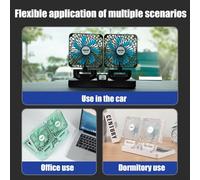 Springwillfly Dispositivo de refrigeración portátil de diseño elegante con ventilador de camión alimentado por USB con métodos eficientes de circulación de aire (verde2)