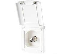 Springwillfly Entrada de agua RV con tapa magnética de diseño de conexión rápida, cubierta abatible de 180 grados y sistema de ventilación para evitar la acumulación de vacío (A)