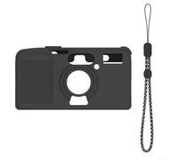 Springwillfly Funda protectora de silicona para cámara KODAK Snapic A1 con diseño a prueba de golpes e impermeable para uso en exteriores (negro)