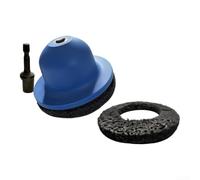 Springwillfly Herramienta de molienda de eje de cubo de rueda de coche, para eliminación de óxido, para acabado de superficies de rotores de freno, automóviles camiones, áreas de montaje de ruedas de