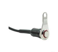 Springwillfly Interruptor de motocicleta de metal con soporte de acero inoxidable y luces LED con autobloqueo para un uso estable (rojo autobloqueante)