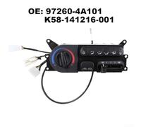 Springwillfly Interruptor de panel de control de aire acondicionado de coche 972604A101 para JAC para Refine, Starex, H1, i800, Libero Climate Replacement Part