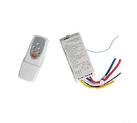 Springwillfly Interruptor remoto de control múltiple para circuitos de iluminación con voltaje nominal AC220V 50 60Hz y tolerancia de temperatura de funcionamiento de 15C a 55C (3 vías)