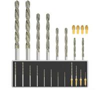 Springwillfly Juego de 8 brocas de esmeril con grano 120 abrasivo para herramientas rotativas Dremel utilizadas en joyería, manualidades, piedra de cristal de mar y proyectos de conchas