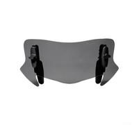 Springwillfly Kit transparente de extensión de alerón para parabrisas de | Extensión del parabrisas de la motocicleta,Alerón ajustable del parabrisas,Clip del deflector de viento