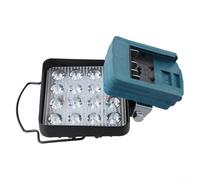 Springwillfly Lámpara de trabajo eléctrica con capacidad de banco de energía para batería de iones de litio Bosch, ideal para iluminación de campo y estudio (A)