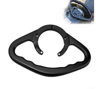 Springwillfly Manija de soporte para pasajeros de motocicleta fija al tanque de combustible CNC Barra de agarre de aluminio diseñada para modelos de motocicleta Kawasaki (negro)