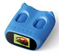 Springwillfly Microscopio digital de mano con aumento de 1000X y pantalla IPS de 2 pulgadas, iluminación de 8 LED, compatible con aprendizaje educativo (azul)