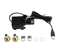 Springwillfly Mini bomba de agua sumergible para uso acuático, alimentada por USB con motor de 4 W y cable de 1 5 m para una fácil instalación