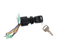 Springwillfly Motor de barco para interruptor de llave de encendido, 3 posiciones, apagado y arranque, compatible con motores fueraborda Mercury estilo OE parte 8717009A5 con 2 llaves