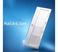 Springwillfly Muestra de comparación de rugosidad de mecanizado sin óxido de torno hecha de aleación de níquel, ayudando a reducir dis estandarizando la evaluación de rugosidad (cepillado)