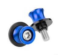 Springwillfly Perno extractor de aleación de aluminio de 8 mm para tareas de instalación de extracción de rueda trasera de motocicleta y ajuste de suspensión (azul - 8 mm)