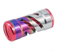 Springwillfly Pomo de aleación de aluminio con ranura en espiral diseñado como reemplazo directo para conjuntos de mango de carrete estándar (A)