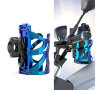 Springwillfly Portavasos para motocicleta, scooter, silla de ruedas, cochecito, paraguas de pesca, compatible con tubos de 18-32 mm