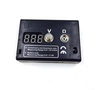 Springwillfly Probador de resistencia portátil con función ohmímetro para bobina atomizadora y alambre, incluye cable de combustión y capacidades de carga, adecuado para EGO 510 808D M7 M8 (segunda