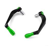 Springwillfly Protector de arco de aleación de aluminio y protección de mano de bocina para manillar de motocicleta diseñado para una amplia compatibilidad de vehículos (verde)