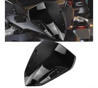 Springwillfly Protector de mano ABS para motocicleta NVX155 Aerox155 Deflector de viento escudo protección contra el viento y los escombros, fibra de carbono negro transparente (negro brillante)