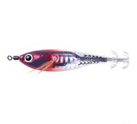 Springwillfly Resplandor en la oscuridad Señuelo de calamar 9 5g cebo de camarón aparejos de pesca para lubina Europa (A)