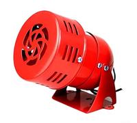 Springwillfly Sirena de alarma con funcionamiento impulsado por motor que produce un sonido fuerte de 110 decibelios para alertas de fallo de alimentación compatible con múltiples fuentes de voltaje