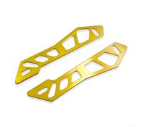 Springwillfly Soporte de parabrisas de aluminio para motocicletas Nmax y V3, compatible con configuración estándar del parabrisas delantero (Oro)