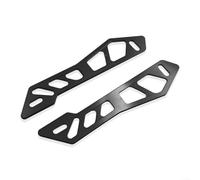 Springwillfly Soporte de parabrisas de aluminio para motocicletas Nmax y V3 compatible con la configuración estándar del parabrisas delantero (negro)