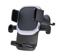 Springwillfly Soporte para teléfono de coche para ventilación con una sola mano para una experiencia de conducción sin esfuerzo (plateado)