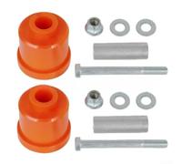 Springwillfly Suspensión de los bujes del montaje del eje trasero compatible para el OEM 1805815 del metal de goma de Ford Fiesta 2008-2017