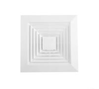 Springwillfly Ventilador de escape de techo de bajo consumo, diseñado para ahorrar espacio mientras ofrece un potente flujo de aire (20 x 20 cm)