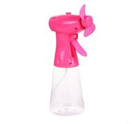 Springwillfly Ventilador de nebulización de agua portátil Dispositivo de refrigeración personal de mano con tanque recargable de 500 ml para viajes, uso en casa y oficina (rosa)