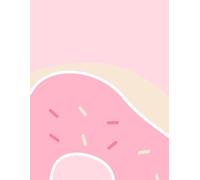 Sprinkle Donut Themed Notebook | Cute Pink Aesthetic Journal, 100 Pages Pastel Donut Journal - Cute Notebook for School, Work & Daily Writing (8.5 x ... for School, Journaling, Notes & Daily Writing
