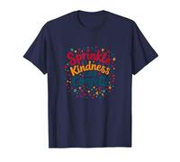 Sprinkle Kindness Like Confetti - Cita inspiradora Camiseta, Hombre, Azul Marino, 5XL
