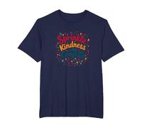 Sprinkle Kindness Like Confetti - Cita inspiradora Camiseta, Hombre Tallas Grandes, Azul Marino, 6X Alto