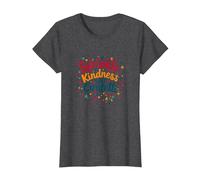 Sprinkle Kindness Like Confetti - Cita inspiradora Camiseta, Mujer, Jaspeado Oscuro, L