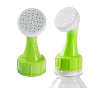 Sprinkler Shower Head - 2 Piece Green Bottle Top Waterer, Water Bottle Sprinkler Spout | Leak-Proof Ergonomic Replacement Parts For Bonsai Indoor Outdoor Gardening Care Women Men Use