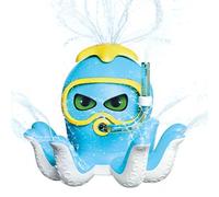Sprinkler Toy - Octopus Outdoor Water Spray Game | Garden Water Play for Kids, Boys & Girls, Fun Backyard Activity for Pool Party & Beach, 1 Piece, Blue/Assorted Colours