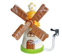 Sprinklers for Yard Kids - Windmill Shape Water Spray Toy, 360 Rotating Splashing Head with Rotating Blades, Outdoor Backyard Irrigator, Lawn Cooling Station, Summer Funs Accessory for Boys Girls