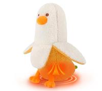 Sprinqdawin - Almohadilla térmica para microondas con pato plátano para calambres y dolor menstrual