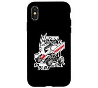 Sprint Car/Dirt Track Racing/Coche de Carreras: Juega en la Suciedad Carcasa para iPhone X/XS