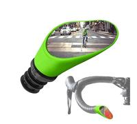 Sprintech - Espejo retrovisor para bicicleta de carreras, ligero, totalmente ajustable y sin vibraciones, revestimiento cromado de 9 capas y carcasa de ABS a prueba de golpes para barras de 20 mm de