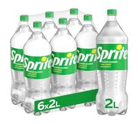 Sprite Lima Limón Zero Azúcar, Refresco, Pack 6 Botellas 2 L | Bebida refrescante sabor lima limón, aromas naturales, sin conservantes ni colorantes, Refrescante y equilibrada