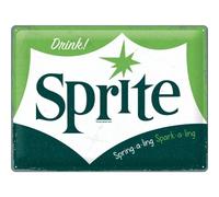 Sprite Limonade Logo Edition placa de chapa placa de metal 40 cm nostalgia