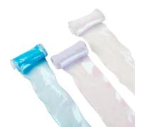 Spritewelry Cinta de organza iridiscente de 15 yardas, cinta de gasa brillante con cola de pez para envolver regalos, ramos de boda, Navidad, hogar, fiesta, decoración, 100 mm, 3 colores