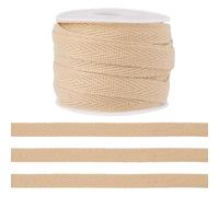 Spritewelry Cinta de sarga de 10 m, cinta de 10 mm, cinta de encuadernación al bies, cinta de espiga para envolver regalos, costura, ropa, accesorios, mocasín